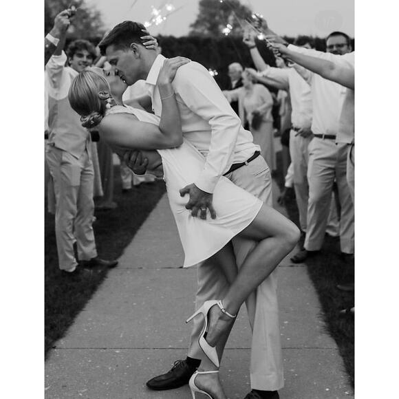 Show Me Your Mumu Jasmine Halter Mini Dress Ivory Luxe Satin L - Picture 11 of 11